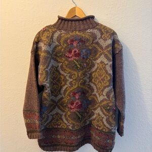 Vintage Express Tricot Wool Blend Pullover Sweater